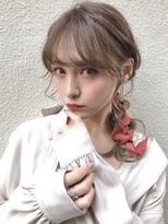 ユー(juu.)&nbsp;【juu.】シースルー前髪×フォギーベージュ