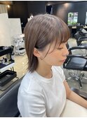 Lowha【お客様スタイル】小顔に見せるフェザーおくれ毛