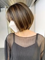 アイティー バイ アルバム 中野店(IT by ALBUM)&nbsp;エアタッチボブ_ホワイトグレージュネビージュ_ba389892