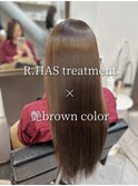 R.HAS髪質改善treatment×color