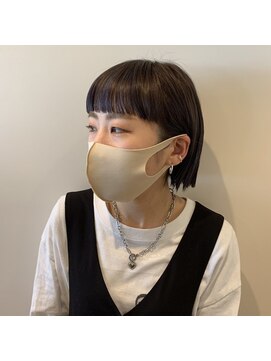 プレゼンス ブレインズ 下北沢(PRESENCE BRAINS) 『PRESENCE BRAINS』切りっぱなしミニボブ☆