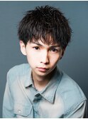 フェザーパーマ/刈り上げセンターパート/サーフカール[新宿]