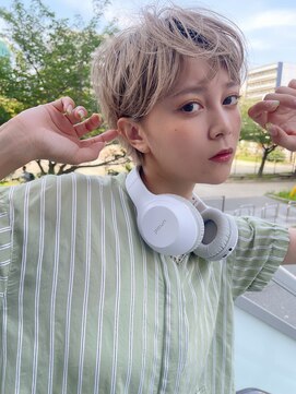 ジゼル 博多筑紫口店(GiseL) スパイキーハイトーンショート♪