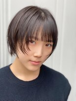 リッシュ(Hair&Eyelash Riche) 爽やか丸みショート/姫カット/透明感たっぷりの黒髪/小顔カット