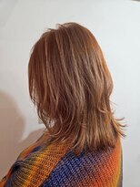 ツムグ 代官山 中目黒(TUMUGU)&nbsp;オレンジベージュイエローアッシュエアリーショート