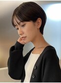 大人可愛い/ナチュラルショート/小顔ショート/20代30代