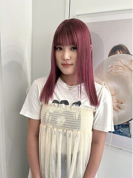 シータ(sheta) 【表参道sheta小林】ハイトーンカラー　ピンクベージュ