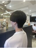 韓国風メンズカット/韓国風/襟足長め/刈り上げ無し/越谷