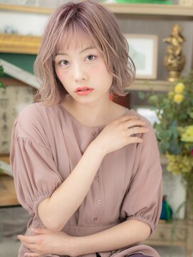 カバーヘア イヴ 戸頭店(COVER HAIR EVE) オン眉透けバング韓国風小顔インナーカラーh3川口10代20代30代