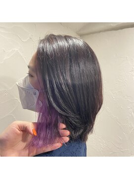 スカイ(SKY) イヤリングカラー/パープルカラー