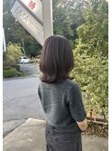 レイヤーボブ × ラベンダー