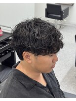 ブライト(BRIGHT)&nbsp;マッシュ波巻きスパイラルパーマ静岡メンズ