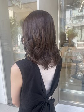 エイトヘアー(8 HAIR) ミルクティーグレージュ×ミディアム!