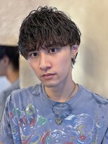 ルーズパーマ/ラウンドマッシュ