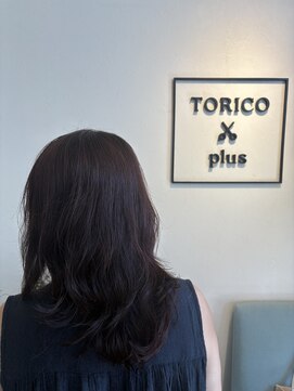 トリコ プラス 本八幡店(TORICO plus) 白髪染め/ピンクブラウン/セミロング/本八幡