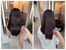厳選したプレミアムトリートメントで美髪へ導きます*[福岡/博多/半個室/髪質改善/縮毛矯正/白髪ぼかし]
