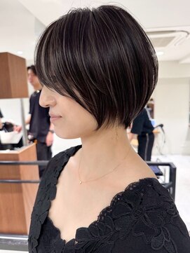 ジル ブラン 福岡(JIL BLAN) ボブ/ショート/レイヤーカット/顔まわり/白髪ぼかし/ハイライト