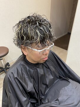 ミューズ 守山店(MUSE) ホワイトハイライト×パーマ