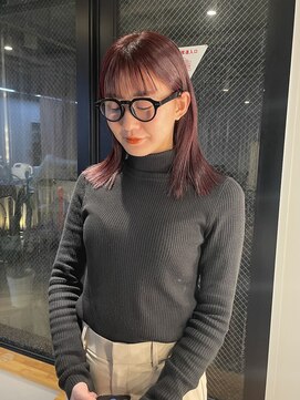 ヌープヘアーアイス(NUUP.hair ici) ★ブリーチなし暖色カラーワインレッドバーガンディボルドー秋冬