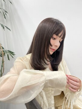 エアー 横浜(AIR) 【湯田】ミディアムツヤレイヤー