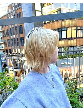 イグレック 庄内本店(igrek) クリアブロンド×レイヤーボブ♪