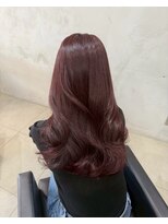 リコヘアー(LiCO HAIR) 那覇/イメチェン/ピンクベージュ/アンブレラカラー/前髪