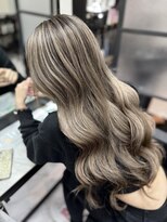 ラムシェール(LamChele)&nbsp;シルバーグレーベージュ×バレイヤージュ