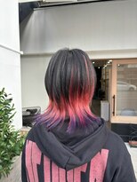 ロッカ(ROCCA)&nbsp;クラゲヘアー裾カラーで遊ぶデザインウルフ
