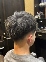 ヒロギンザ 大宮駅前店(HIRO GINZA)&nbsp;ローフェードスパイラルメッシュショート/大宮/メンズカット
