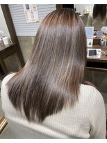 ビラデルソル マレ 長久手店(biradelsol maRe) ハイライトに縮毛矯正