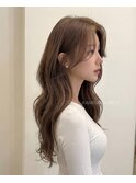 レイヤーカット、顔まわりディーザイン