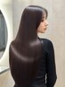 【艶×ストレート】似合わせカット+縮毛矯正+艶カラー