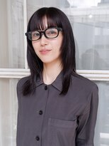 オーオ シカシカ(OOO YY)&nbsp;2000年代風セミロングレイヤー×暗めボルドー