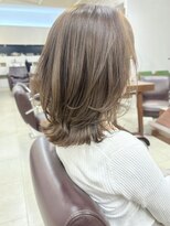 キアラ(Kchiara) 透明感ショコラブラウン×結べるくびれボブ【福岡Kchiara奥野】