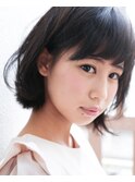 【大人かわいい】やわらかショートボブ