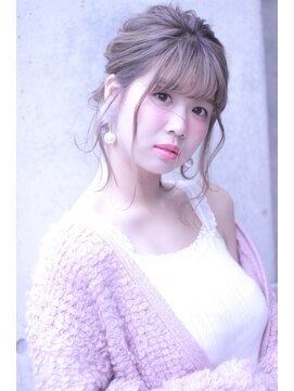 カシュカシュ(cache cache) cache☆くるリンパと編み込みのゆるアレンジSTYLE