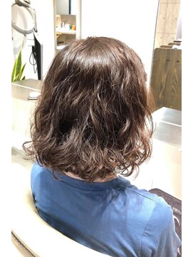 ヘアアンドメイク オプシス(Hair&Make OPSIS) デジタルパーマで作るふんわり柔らかウェーブボブ