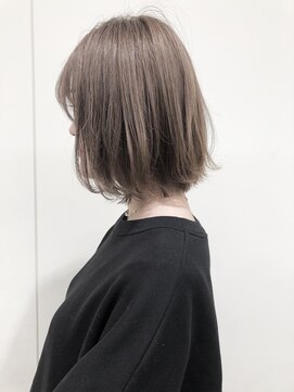 モリオフロムロンドン 大宮店(morio from London) 【morio坪井】ミルクティーグレージュ×ケアブリーチ