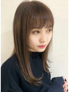 ロンド ルージュ 銀座店(Lond rouge) 顔まわりレイヤーワンカールミディアム