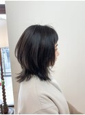 外はねミディアムスタイル