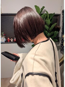 ヂウ 藤沢(zhu) シンプルボブ◎チョコレートカラー