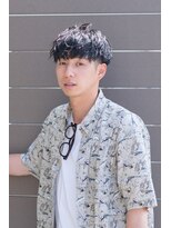 ウール(WOOL) 釣り柄シャツ