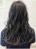 デジタルパーマ×ダークグレージュ851L1411