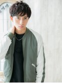 重めおしゃれショートランダムパーマe名護大東10代20代30代