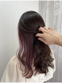 インナーカラー×ピンクブラウン【CIEL×maki】