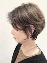 ジェービーヘア 稲毛(jb hair)&nbsp;30代40代50代ウルフレイヤー3Dハイライトボブウルフ【稲毛】