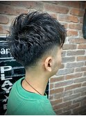 アップバングショート