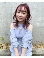 スーリール 姪浜店(Sourire)&nbsp;大人かわいいコーラルピンクブラウン【sourire 神田】