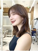 小顔ヘルシーレイヤースタイル透明感カラー【修】20代30代40代