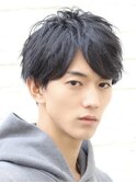 メンズマッシュパーマニュアンスパーマスパイラルパーマ刈り上げ